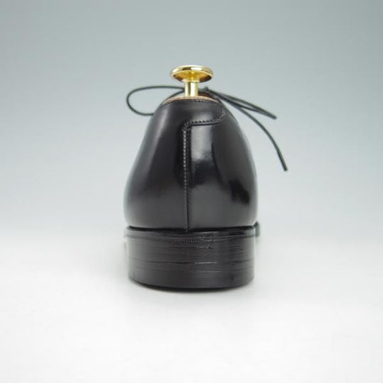 ほぼ試着程度★クロケット&ジョーンズ 7.5F【★(英)ニュー&リングウッド別注/New&Lingwood】パンチドキャップトゥ/黒/Crockett&Jones★g978