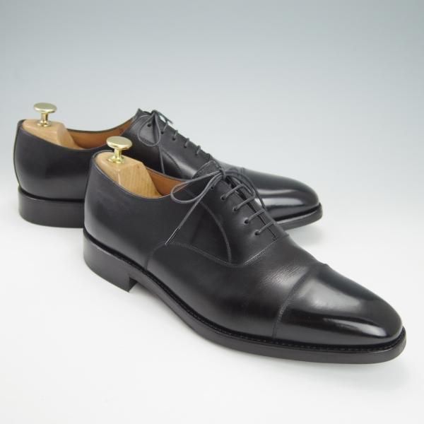 極美品★(スペイン製)YANKO/ヤンコ SIZE 8.5【グッドイヤーウェルテッド製法★ストレートチップ/14644】カーフ/黒/メンズ★g979