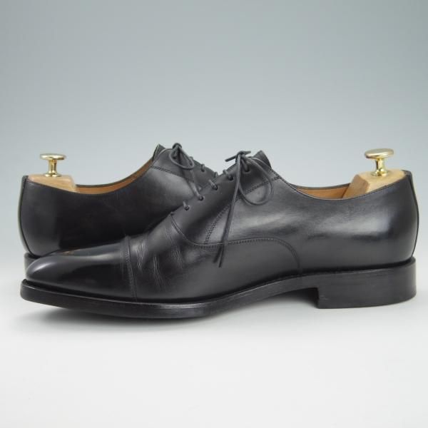 極美品★(スペイン製)YANKO/ヤンコ SIZE 8.5【グッドイヤーウェルテッド製法★ストレートチップ/14644】カーフ/黒/メンズ★g979