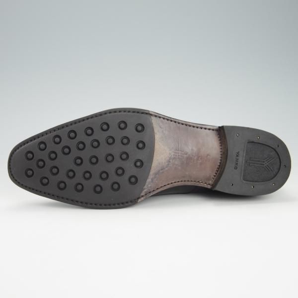 極美品★(スペイン製)YANKO/ヤンコ SIZE 8.5【グッドイヤーウェルテッド製法★ストレートチップ/14644】カーフ/黒/メンズ★g979