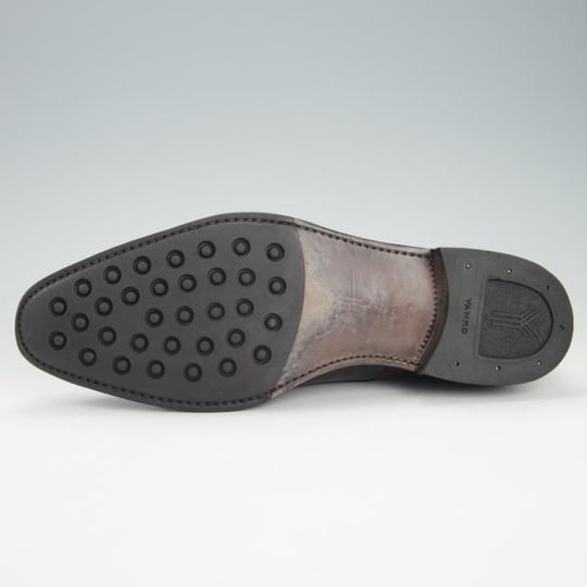 極美品★(スペイン製)YANKO/ヤンコ SIZE 8.5【グッドイヤーウェルテッド製法★ストレートチップ/14644】カーフ/黒/メンズ★g979