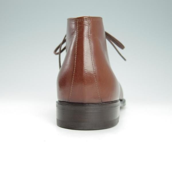 未使用★(伊)F.LLIジャコメッティ SIZE 44【定価10万円程度★ハンドソーンウェルテッド製法】チャッカブーツ/茶/Giacometti★g984
