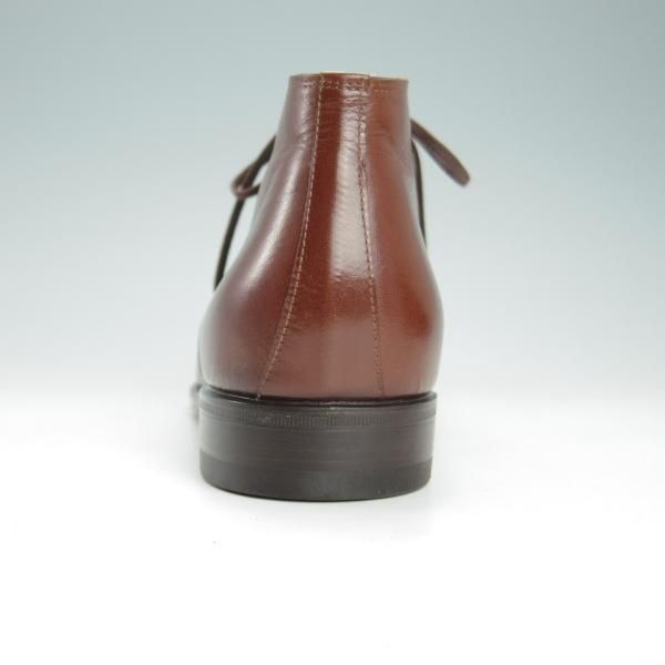 未使用★(伊)F.LLIジャコメッティ SIZE 44【定価10万円程度★ハンドソーンウェルテッド製法】チャッカブーツ/茶/Giacometti★g984