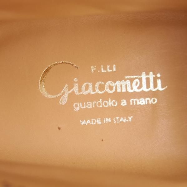 未使用★(伊)F.LLIジャコメッティ SIZE 44【定価10万円程度★ハンドソーンウェルテッド製法】チャッカブーツ/茶/Giacometti★g984