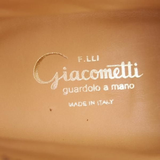 未使用★(伊)F.LLIジャコメッティ SIZE 44【定価10万円程度★ハンドソーンウェルテッド製法】チャッカブーツ/茶/Giacometti★g984