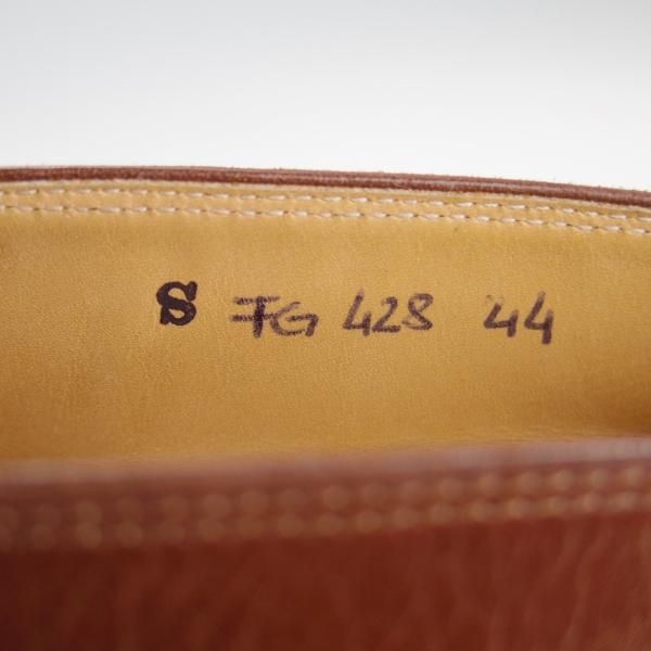 未使用★(伊)F.LLIジャコメッティ SIZE 44【定価10万円程度★ハンドソーンウェルテッド製法】チャッカブーツ/茶/Giacometti★g984