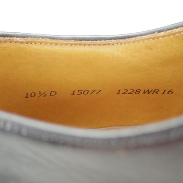 美品★(浅草)WHEEL ROBE/ウィールローブ 10.5D【定価￥58,000-★靴縁別注/(独)ワインハイマー社のボックスカーフ仕様】15077/黒★g985