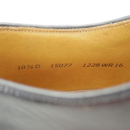 美品★(浅草)WHEEL ROBE/ウィールローブ 10.5D【定価￥58,000-★靴縁別注/(独)ワインハイマー社のボックスカーフ仕様】15077/黒★g985