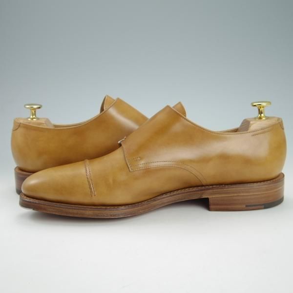 新品★ジョンロブ 8E【貴重★WILLIAM 2/ウィリアム 2/ミスティカーフ】9795Rラスト/ダブルモンク/薄茶/メンズ/JOHN LOBB★g986