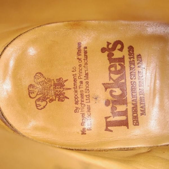 美品★トリッカーズ SIZE 9【世界190足限定★すべて英国素材となる特別仕様/アニバーサリーモデル】8102/シボ革/濃茶/Tricker's★g988
