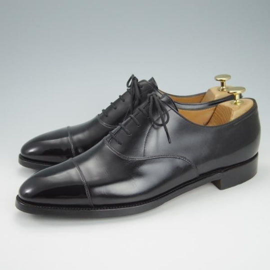 美品★ジョンロブ 8.5E【定価￥192,500-★CITY 2/シティ/7000ラスト】ストレートチップ/カーフ/黒/メンズ/JOHN LOBB★g989