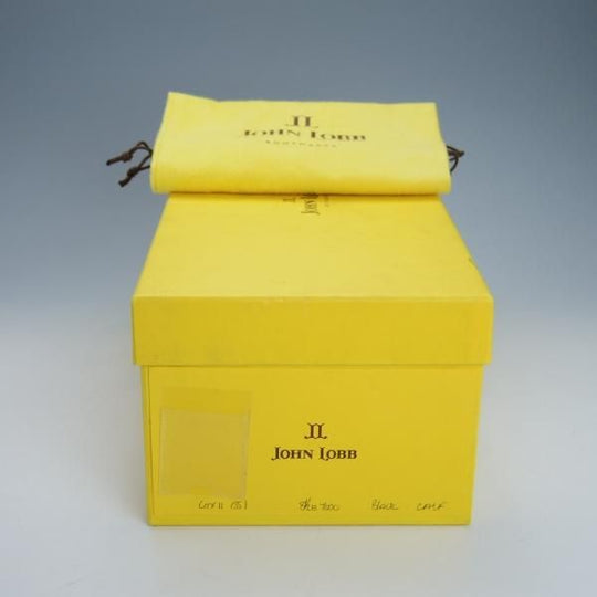 美品★ジョンロブ 8.5E【定価￥192,500-★CITY 2/シティ/7000ラスト】ストレートチップ/カーフ/黒/メンズ/JOHN LOBB★g989