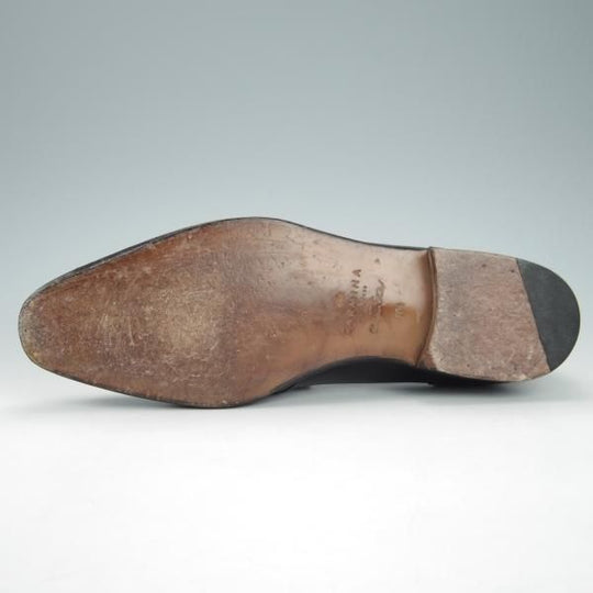 極美品★(スペイン製)CARMINA/カルミナ SIZE 8.5【定価￥74,800-★ローファー/80159】SIMPSOMラスト/スリッポン/カーフ/黒/メンズ★g991