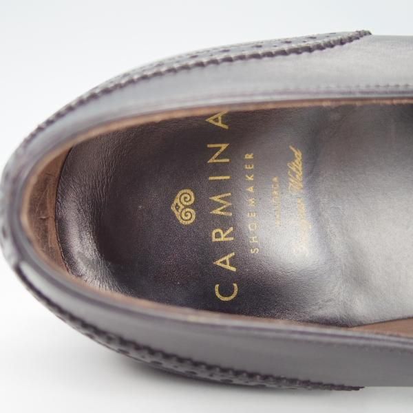 極美品★(スペイン製)CARMINA/カルミナ SIZE 8.5【定価￥74,800-★ローファー/80159】SIMPSOMラスト/スリッポン/カーフ/黒/メンズ★g991