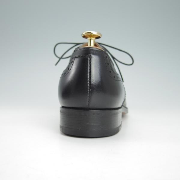 未使用★ポロ・ラルフローレン 25EE【貴重★グッドイヤーウェルテッド製法/日本製】セミブローグ/黒/リーガル/REGAL/POLO Ralph Lauren★g992