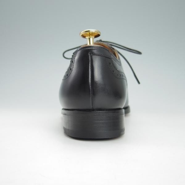 未使用★ポロ・ラルフローレン 25EE【貴重★グッドイヤーウェルテッド製法/日本製】セミブローグ/黒/リーガル/REGAL/POLO Ralph Lauren★g992