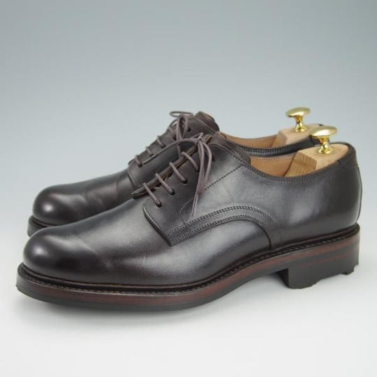 極美品★(文京区)EVERLASTING/永代製作所 UK7程度【貴重★仏タンナー製の馬革/リッジウェイソール】濃茶/エバーラスティング★g996