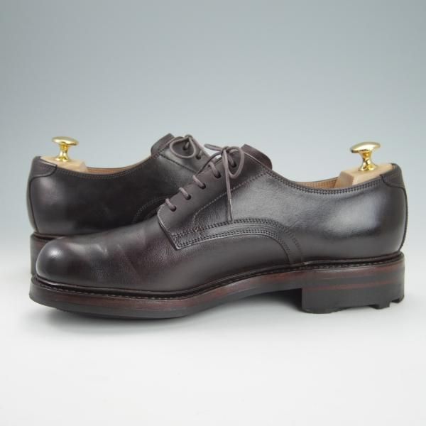 極美品★(文京区)EVERLASTING/永代製作所 UK7程度【貴重★仏タンナー製の馬革/リッジウェイソール】濃茶/エバーラスティング★g996