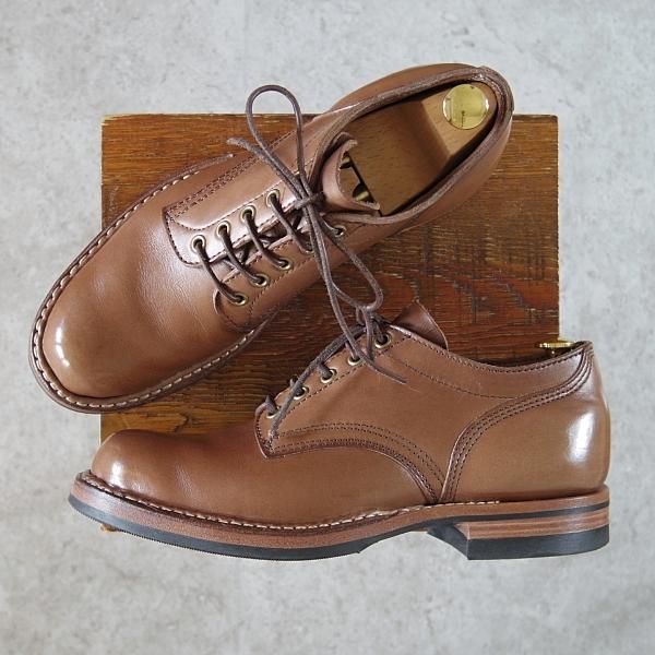 極美品★WHITE'S BOOTS/ホワイツブーツ 8C【定番★Oxford/オックスフォード】300-W/C461/プレーントゥ/オイルドレザー/薄茶★g997