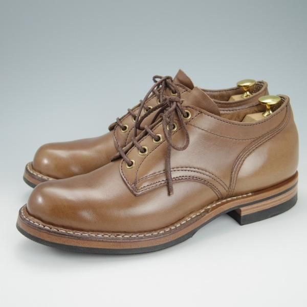 極美品★WHITE'S BOOTS/ホワイツブーツ 8C【定番★Oxford/オックスフォード】300-W/C461/プレーントゥ/オイルドレザー/薄茶★g997