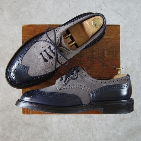 美品★トリッカーズ SIZE 7.5【現行モデル定価￥90,200-★ダイナイトソール/BOURTON/バートン】カントリーシューズ/Tricker's★g998