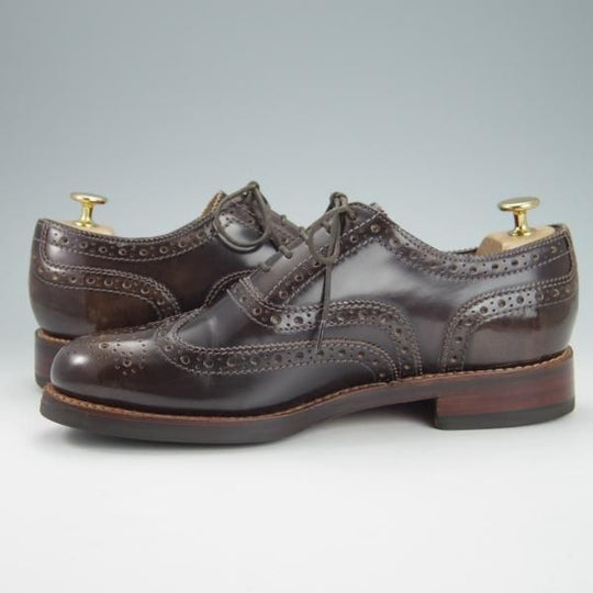 極上★(英)グレンソン 7G【★フルブローグ/112652】ポリッシュレザー/濃茶/メンズ/GRENSON★g999