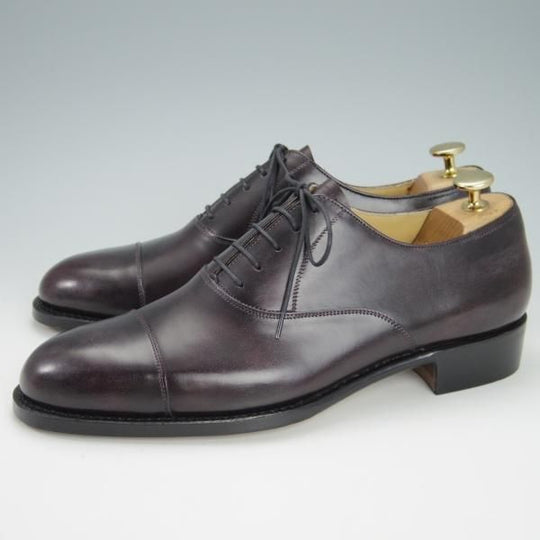 新品★(東欧)VASS/ヴァーシュ SIZE 40.5【貴重★Alt English/ストレートチップ】Fラスト/ミュージアムカーフ/ボルドー/赤茶★h002