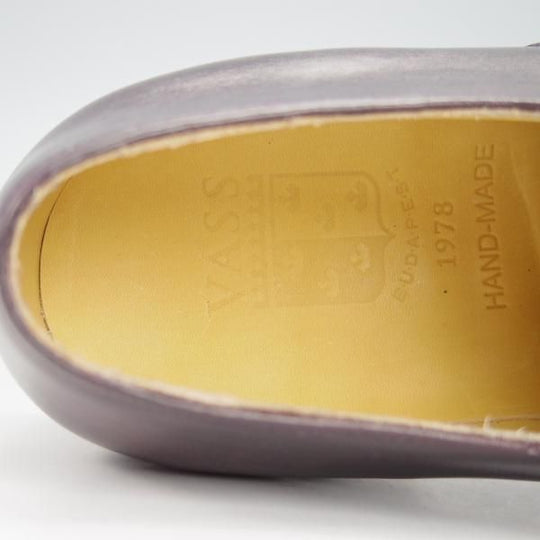 新品★(東欧)VASS/ヴァーシュ SIZE 40.5【貴重★Alt English/ストレートチップ】Fラスト/ミュージアムカーフ/ボルドー/赤茶★h002