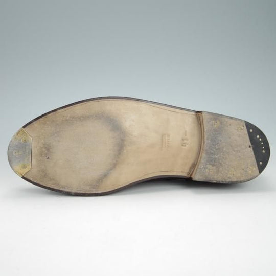 極美品★(東欧)VASS/ヴァーシュ SIZE 41.5【貴重★Budapest/ブダペストラスト】フルブローグ/カーフ×グレインレザー/濃茶★h003