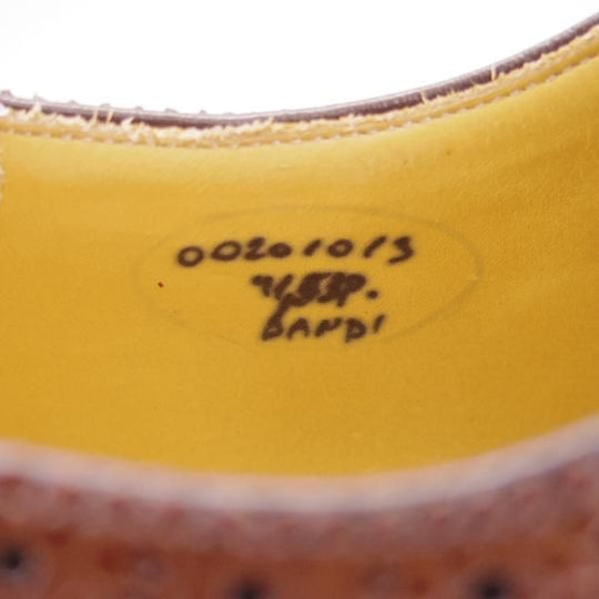 極美品★(東欧)VASS/ヴァーシュ SIZE 41.5【貴重★Budapest/ブダペストラスト】フルブローグ/カーフ×グレインレザー/濃茶★h003