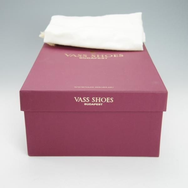 極美品★(東欧)VASS/ヴァーシュ SIZE 41.5【貴重★Budapest/ブダペストラスト】フルブローグ/カーフ×グレインレザー/濃茶★h003