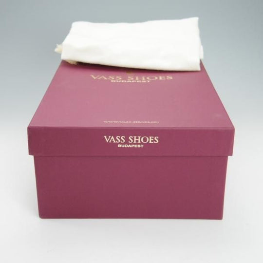 極美品★(東欧)VASS/ヴァーシュ SIZE 41.5【貴重★Budapest/ブダペストラスト】フルブローグ/カーフ×グレインレザー/濃茶★h003