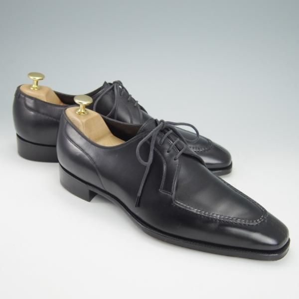 未使用★(英)ガジアーノ&ガーリング 8E【現行定価25万円程度★スキンステッチ/HOVE】TG73ラスト/Uチップ/黒/GAZIANO&GIRLING★h004