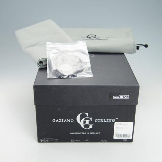 未使用★(英)ガジアーノ&ガーリング 8E【現行定価25万円程度★スキンステッチ/HOVE】TG73ラスト/Uチップ/黒/GAZIANO&GIRLING★h004