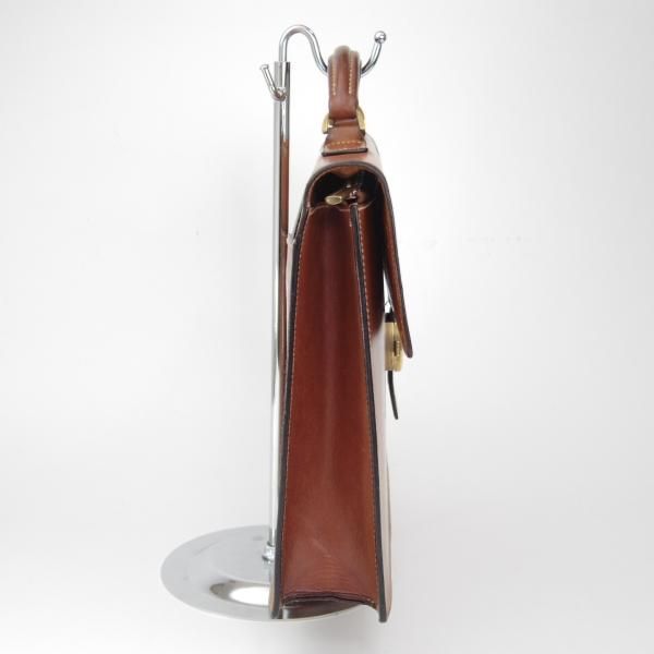 極上★ダンヒル/dunhill【英国製★ブライドルレザー仕様/ブリーフケース】メンズ/ビジネス/バッグ/茶/革/鞄★N5721