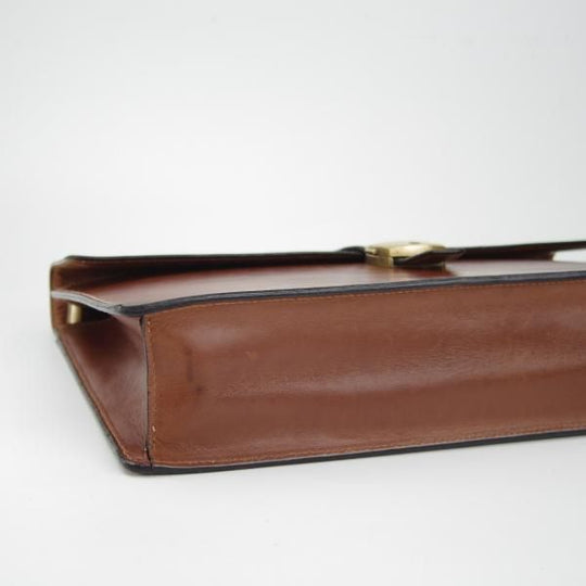 極上★ダンヒル/dunhill【英国製★ブライドルレザー仕様/ブリーフケース】メンズ/ビジネス/バッグ/茶/革/鞄★N5721