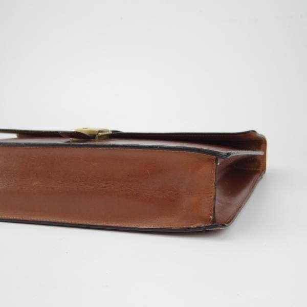 極上★ダンヒル/dunhill【英国製★ブライドルレザー仕様/ブリーフケース】メンズ/ビジネス/バッグ/茶/革/鞄★N5721