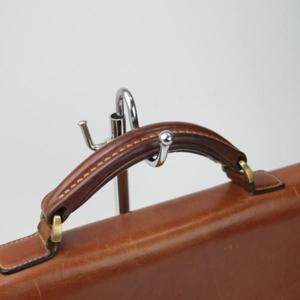 極上★ダンヒル/dunhill【英国製★ブライドルレザー仕様/ブリーフケース】メンズ/ビジネス/バッグ/茶/革/鞄★N5721