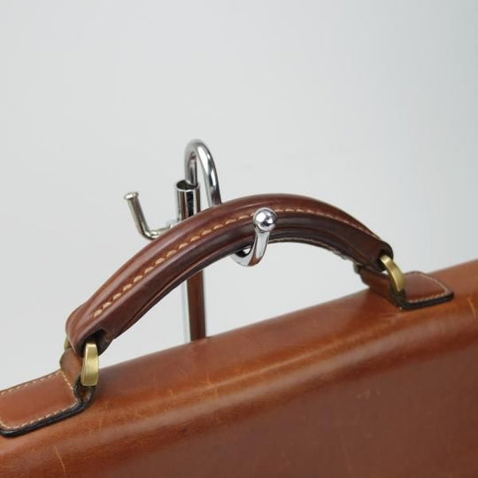 極上★ダンヒル/dunhill【英国製★ブライドルレザー仕様/ブリーフケース】メンズ/ビジネス/バッグ/茶/革/鞄★N5721