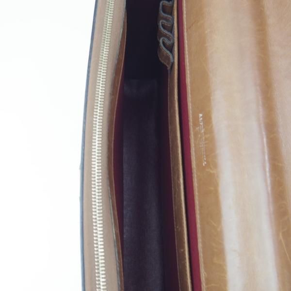 極上★ダンヒル/dunhill【英国製★ブライドルレザー仕様/ブリーフケース】メンズ/ビジネス/バッグ/茶/革/鞄★N5721