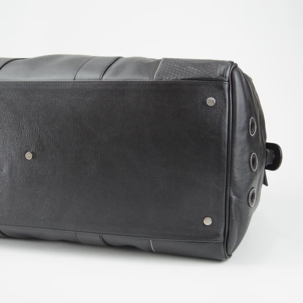良品 ダンヒル レザー ハンドバッグ 鞄 ボストンバッグ 黒 レディース メンズ ☆ダンヒル/dunhill【定価￥137,550-☆Adv8 Medium Holdall