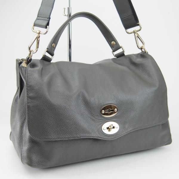 極上★(伊)ザネラート/ZANELLATO【現行定価￥93,500-★ポスティーナ L】マルカプント/ショルダー/バッグ/メンズ&レディース/革/鞄★N5723