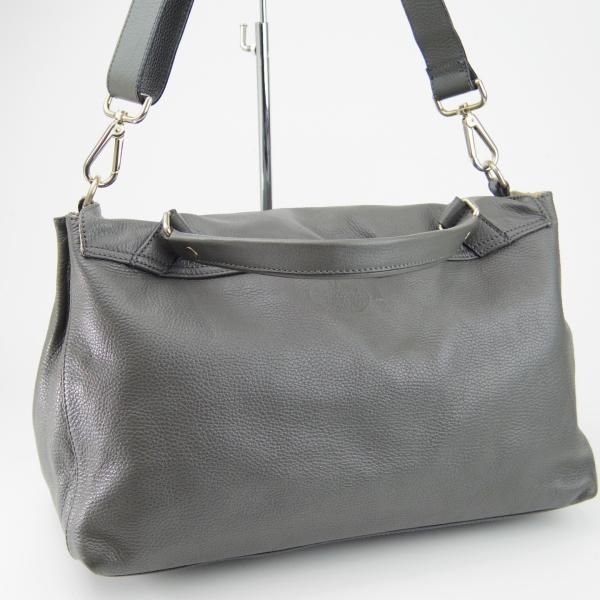 極上★(伊)ザネラート/ZANELLATO【現行定価￥93,500-★ポスティーナ L】マルカプント/ショルダー/バッグ/メンズ&レディース/革/鞄★N5723