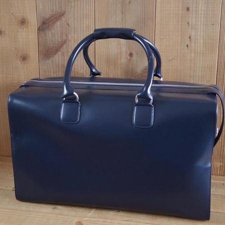 ★ダンヒル/dunhill【★ボストンバッグ/レザー/紺】メンズ/ビジネス/バッグ/革/鞄★N5725