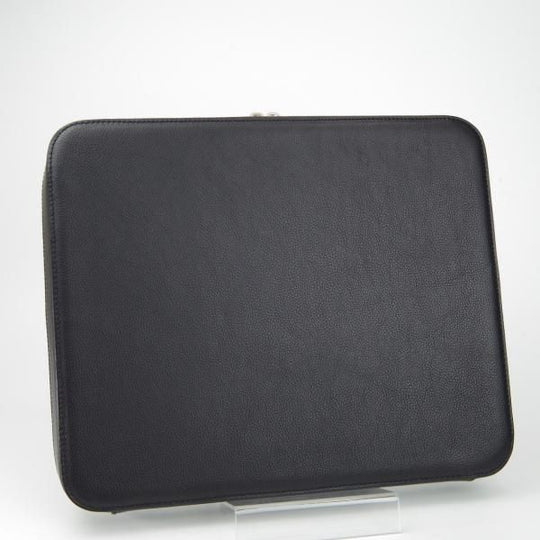 極美品★ダンヒル/dunhill【ノートPC収納可★ドキュメントケース/PＣケース】レザー/シボ革/黒/メンズ/ビジネス/バッグ/鞄★N5726