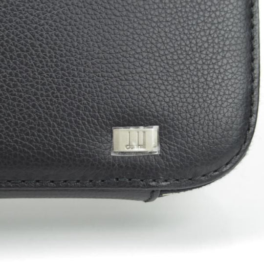 極美品★ダンヒル/dunhill【ノートPC収納可★ドキュメントケース/PＣケース】レザー/シボ革/黒/メンズ/ビジネス/バッグ/鞄★N5726