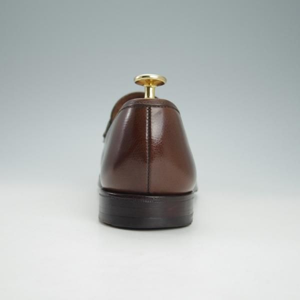 美品★クロケット&ジョーンズ 6E【定価￥86,900-★HARVARD 2/ハーバード2】コインローファー/376ラスト/濃茶/Crockett&Jones★h014