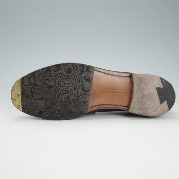 美品★クロケット&ジョーンズ 6E【定価￥86,900-★HARVARD 2/ハーバード2】コインローファー/376ラスト/濃茶/Crockett&Jones★h014