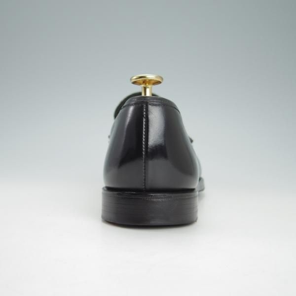 美品★クロケット&ジョーンズ 6E【定価￥86,900-★HARVARD 2/ハーバード2】コインローファー/376ラスト/黒/Crockett&Jones★h015