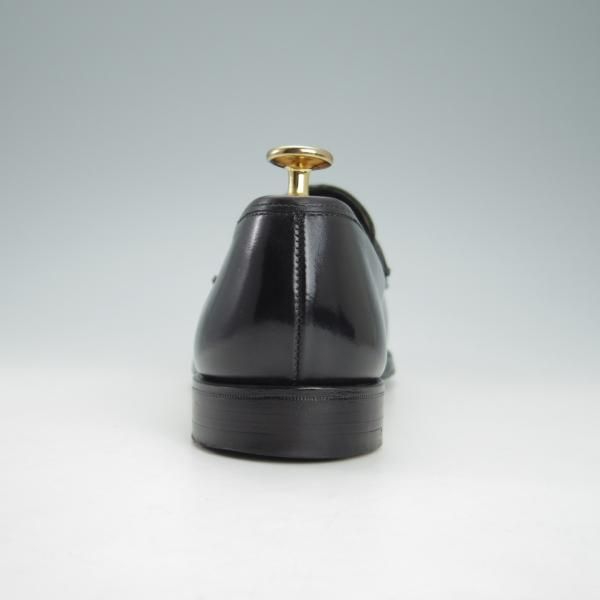 美品★クロケット&ジョーンズ 6E【定価￥86,900-★HARVARD 2/ハーバード2】コインローファー/376ラスト/黒/Crockett&Jones★h015